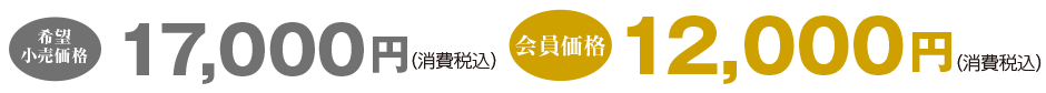 価格 12,000円（消費税・送料込）